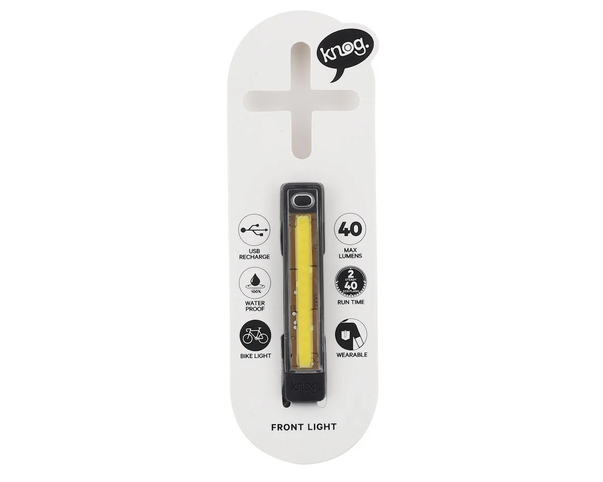 Knog Plus Rechargeable Headlight (Black) (40 Lumens) - view 2